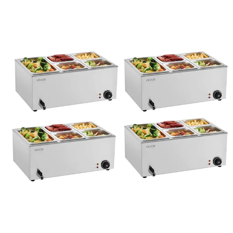 6-Pan Commercial Food Warmer