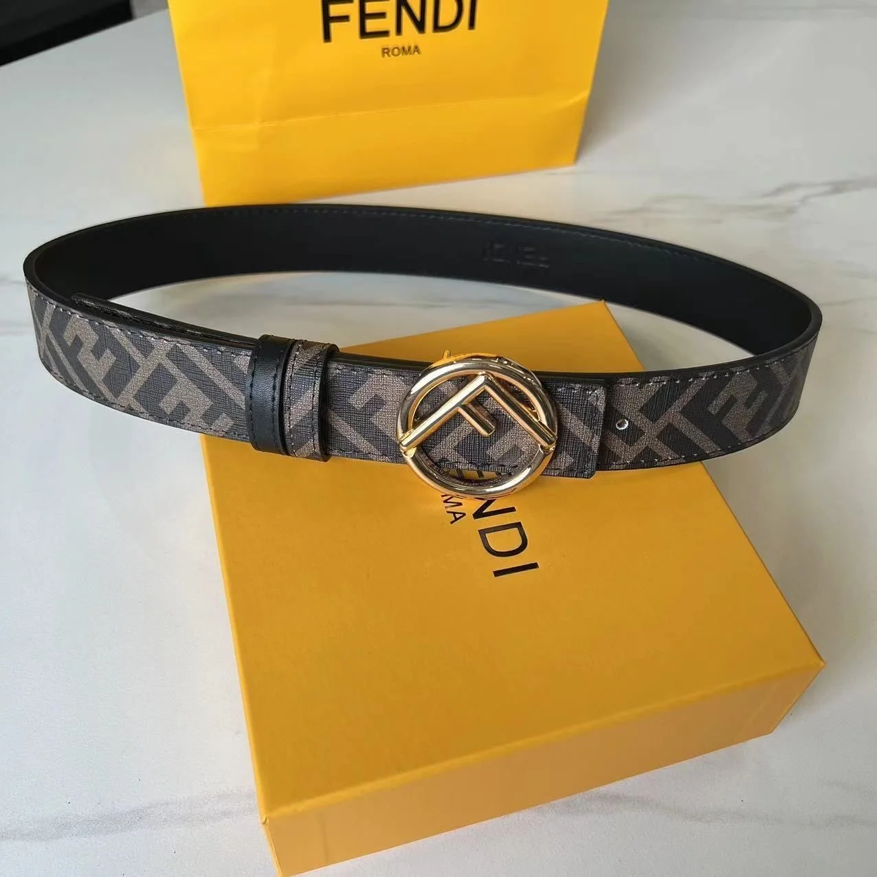 AAABELT Women Printed Leather Belt, Round Metal Pin Buckle Slim Waist Belt, Fashion Decorative Belt for Dress Jeans