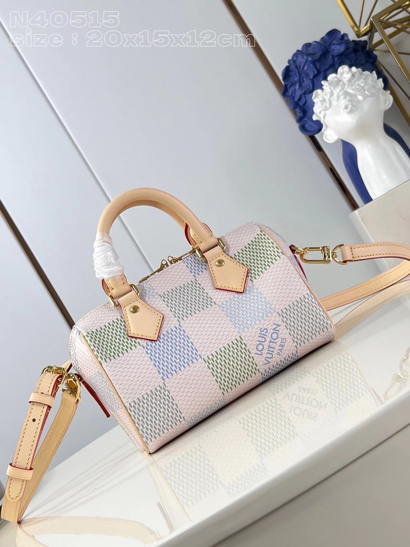 TOP Louis Vuitton LV Speedy Bandoulière 20 Handbag20 x 15 x 12 cm-Pink