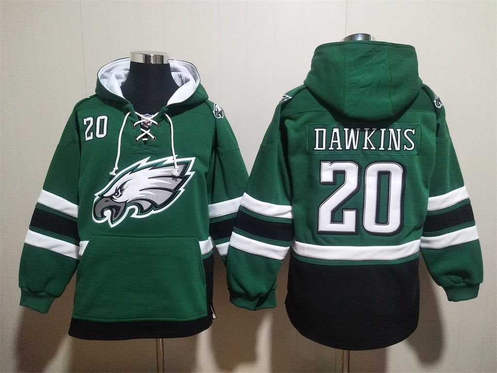 Philadelphia Eagles Hoodie #20 DAWKINS(With Pockets)