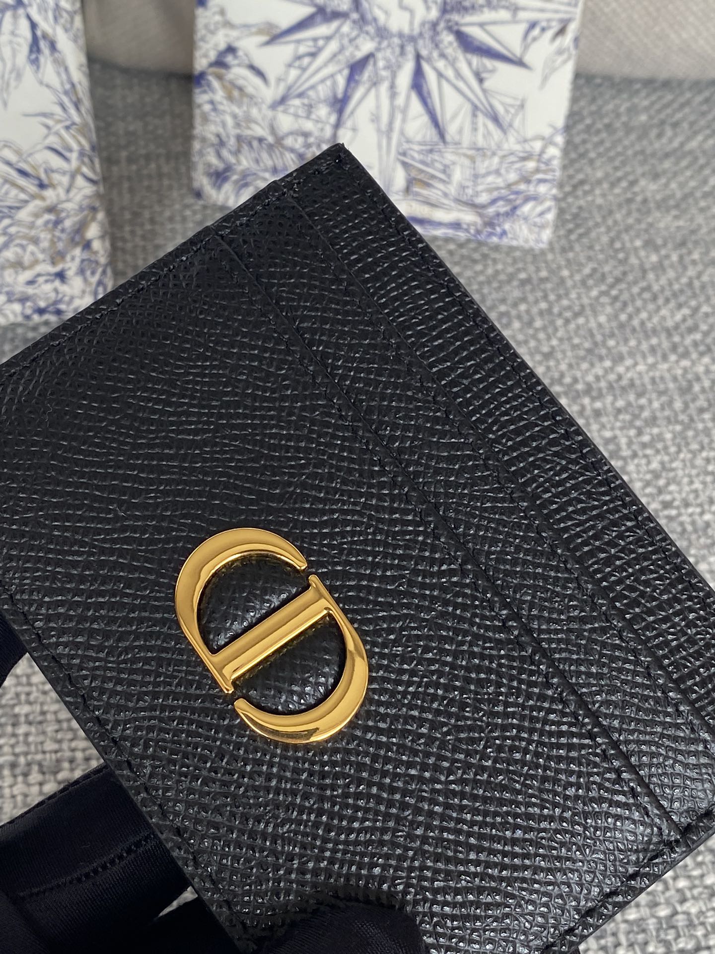 TOP Christian Dior Calfskin Card Holder 10.5x7.5cm - 6 Colors