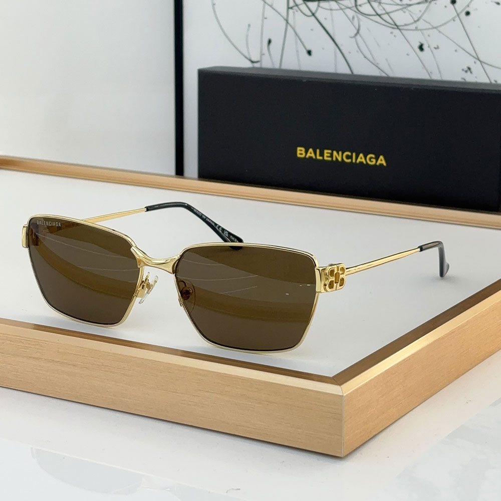 Balenciaga  Hollow metal Logo   sunglasses Top quality （Replica）