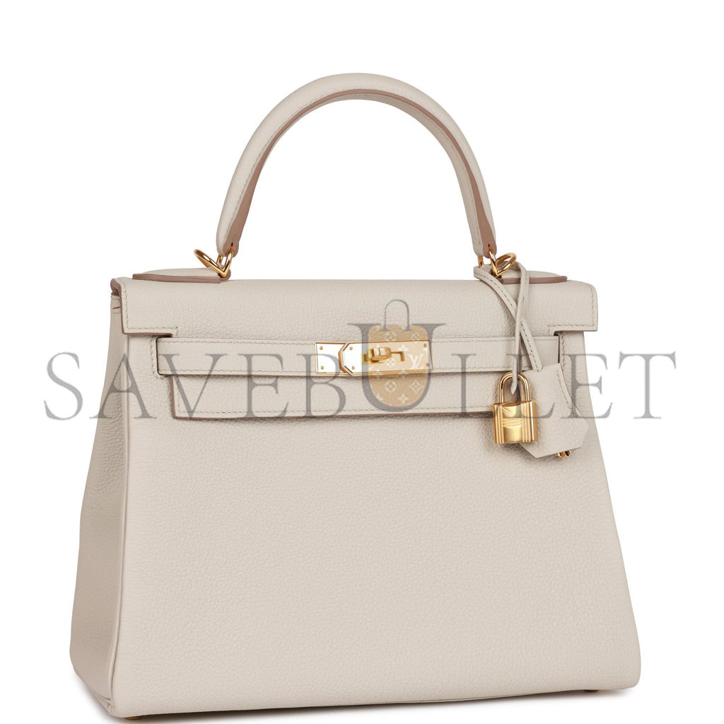 HERMES KELLY 28 TOGO GOLD HARDWARE (28*22*10cm)