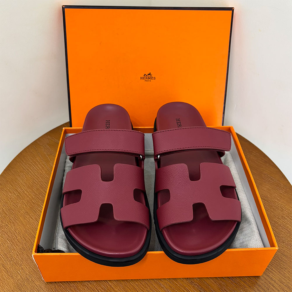 Hermès Chypre leather sandals （Replica）