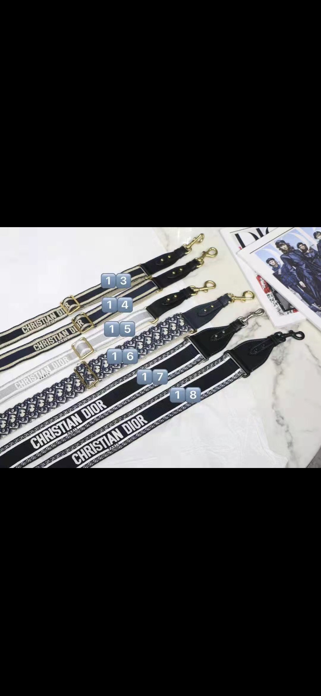 TOP Christian Dior Shoulder Strap Collection