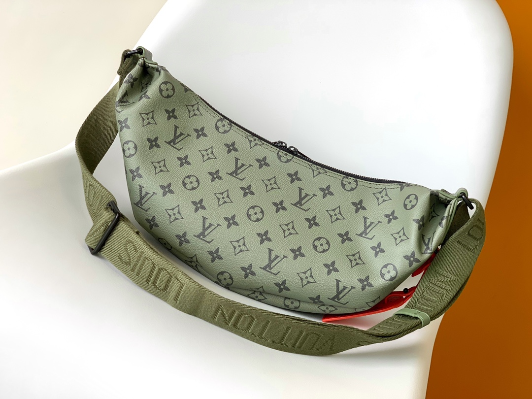 TOP Louis Vuitton LV Hamac Bag 39*19*10cm - Green