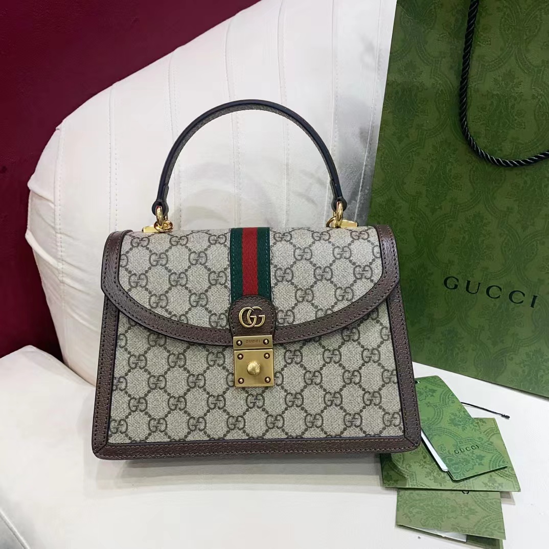 TOP GUCCI Ophidia Small Top Handle Bag 25X17.5X7 cm