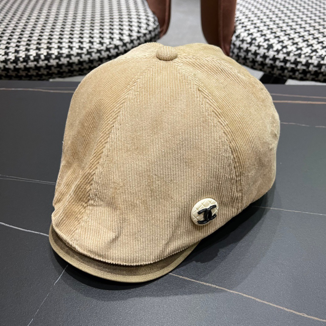 TOP CHANEL Painter's Striped Hat - 4 Colors
