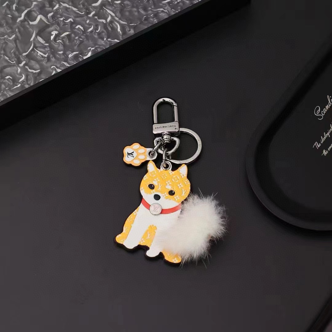 TOP Louis Vuitton LV Shiba Inu Key Chain