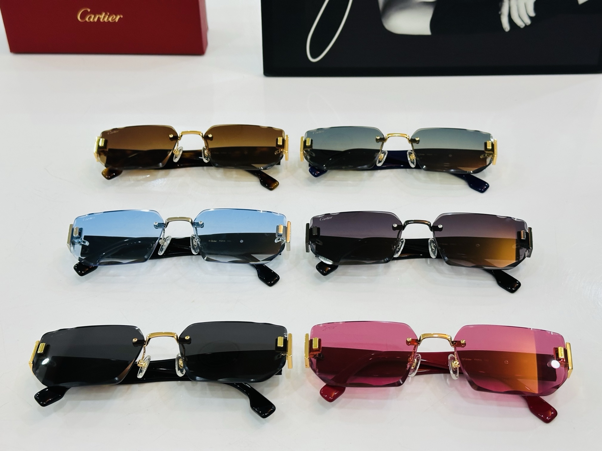 TOP Cartier Sunglasses - 6 Color