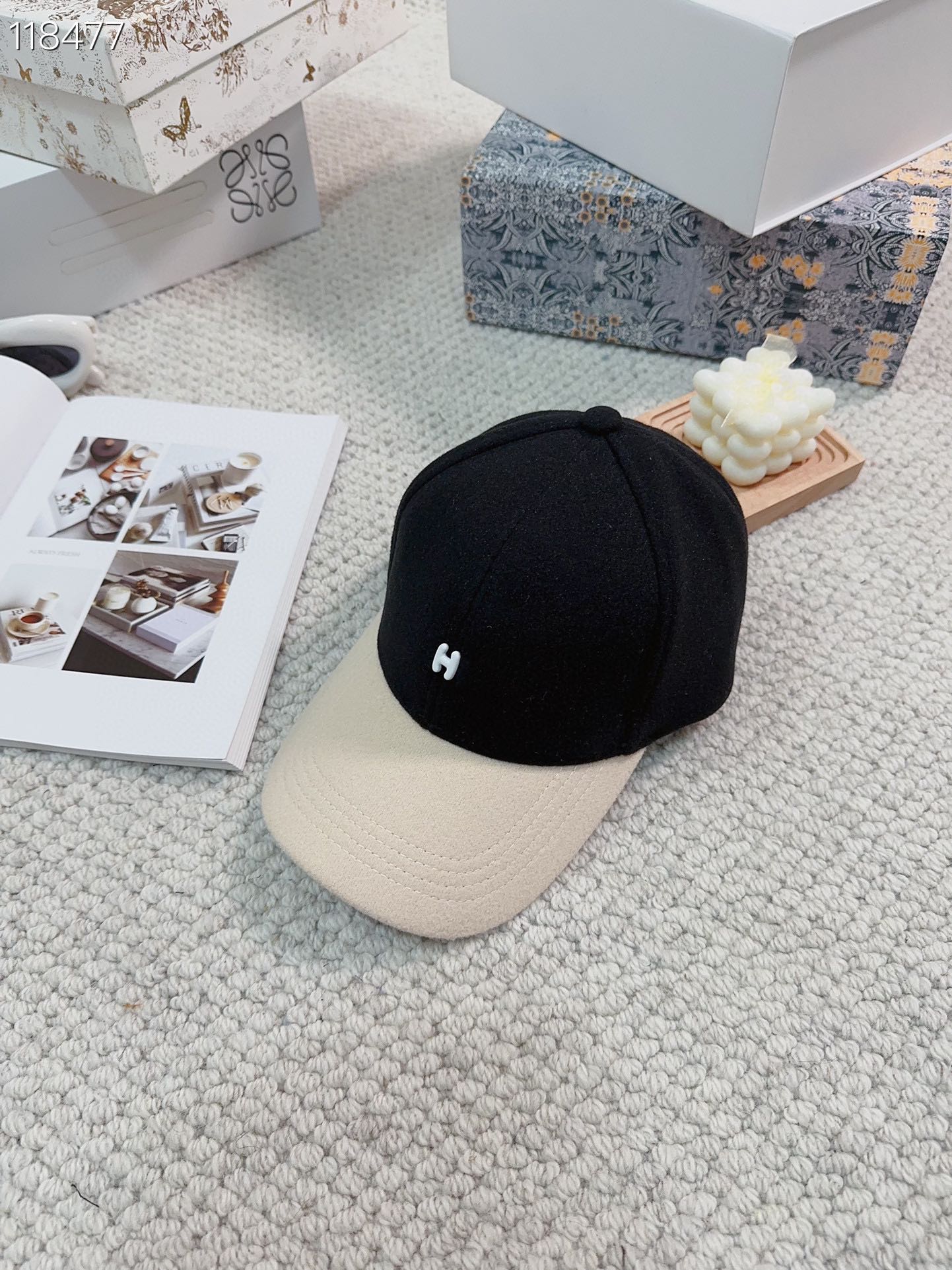 TOP HERMES Couple Model Adjustable Baseball Cap - 4 Colour