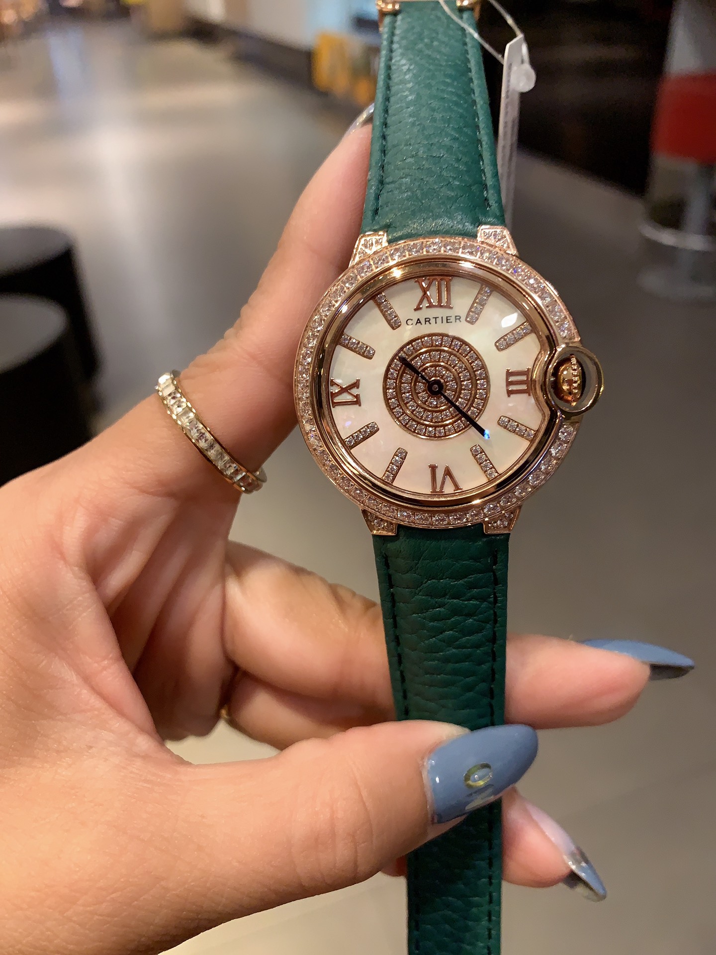 TOP Cartier Watch 36 mm -  Green