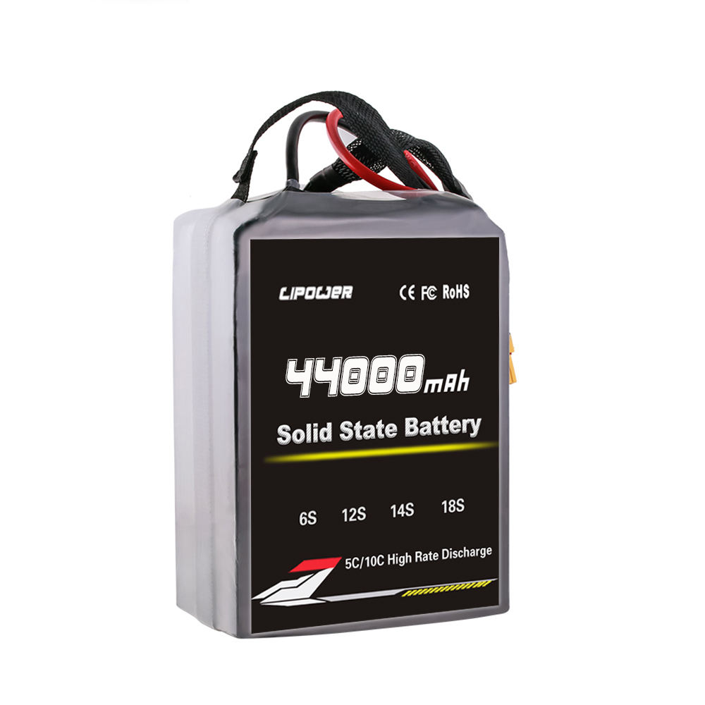 Rechargeable high-capacity semi-solid battery pack 44Ah 12/14S 44.4/51.8V - lipowbattery