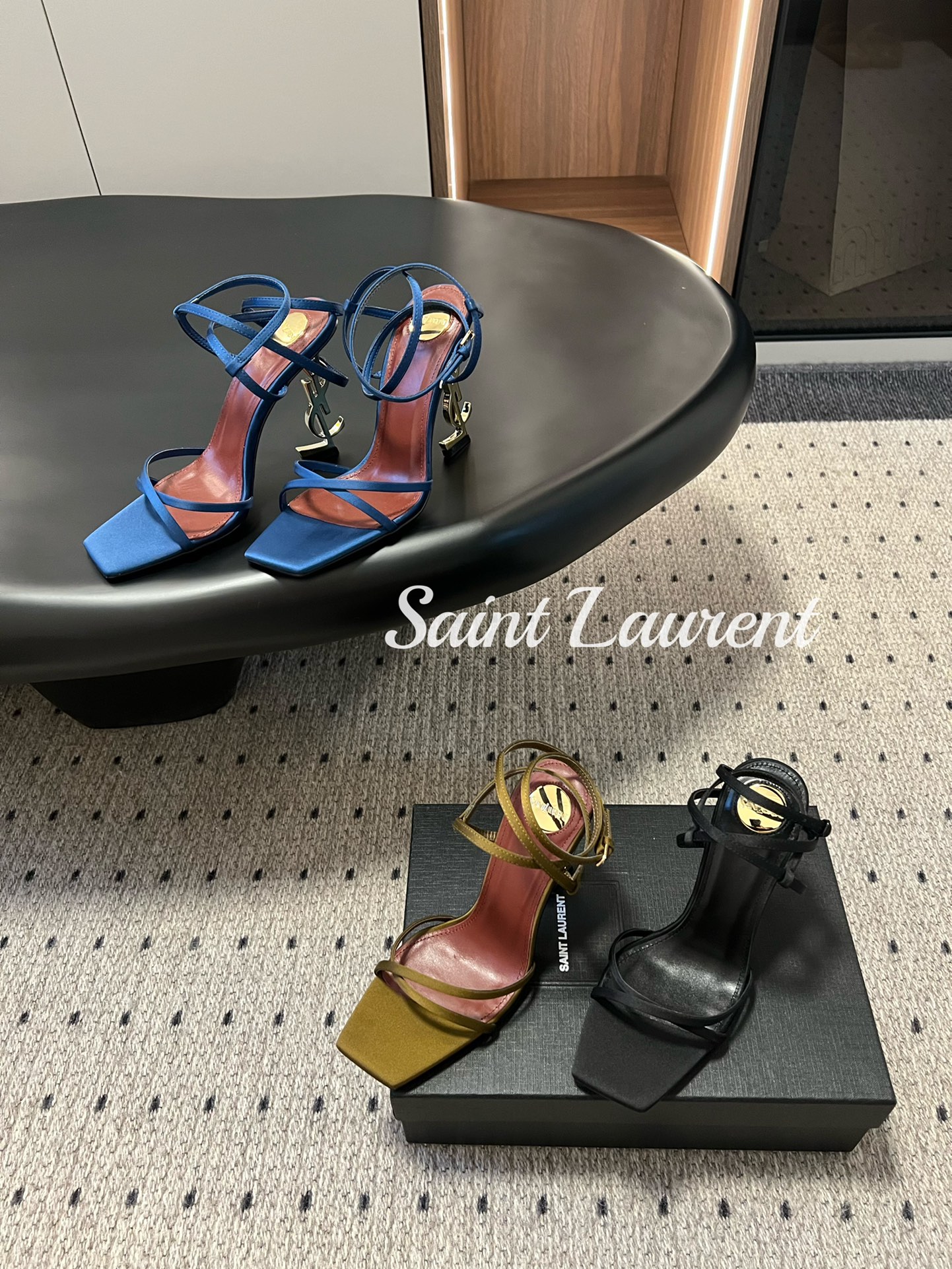 TOP Yves Saint Laurent YSL 25ss High-Heeled Sandals - 3 Colours