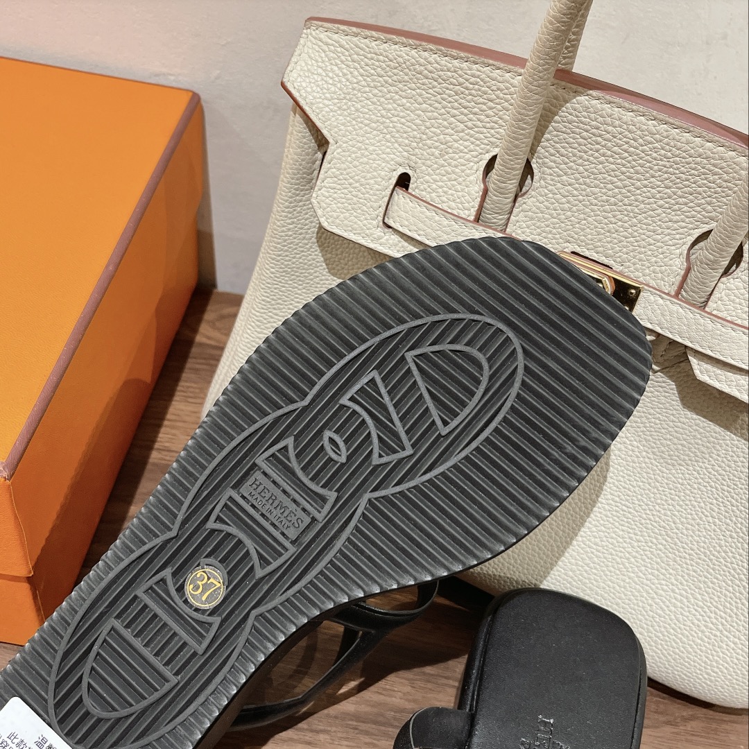 TOP HERMES Gipsy Flats Mules - 4 Color