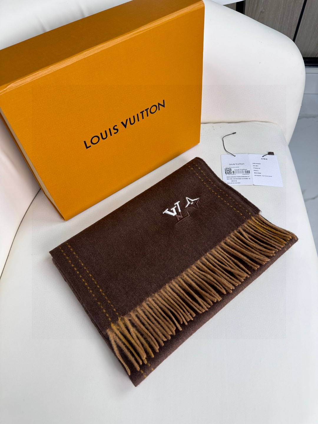 TOP Louis Vuitton Cashmere Scarf 180x30 cm-3 Colors
