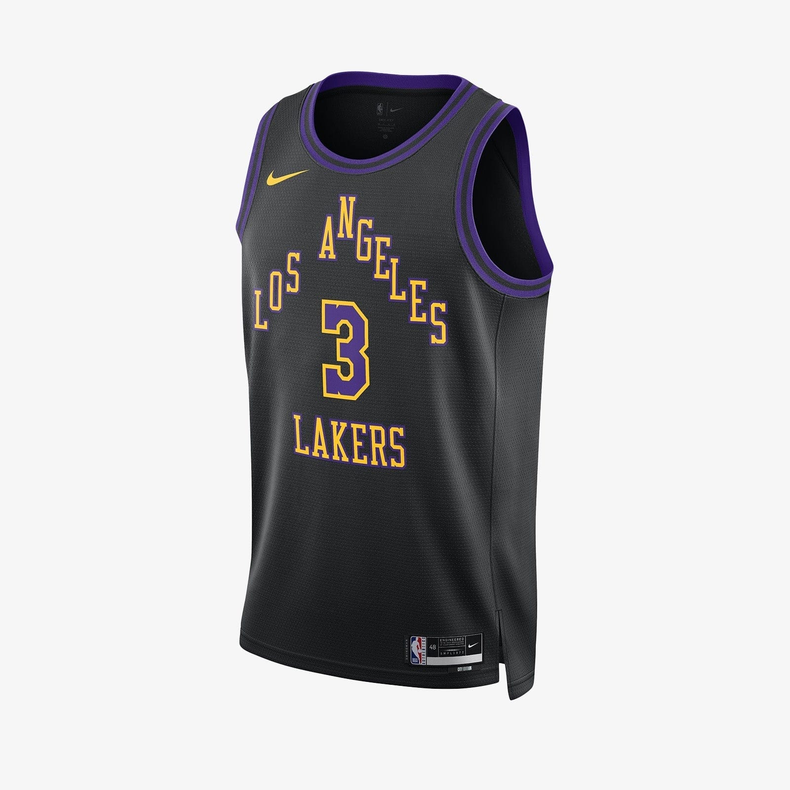 Anthony Davis Los Angeles Lakers 2024 City Edition Swingman Jersey - Black