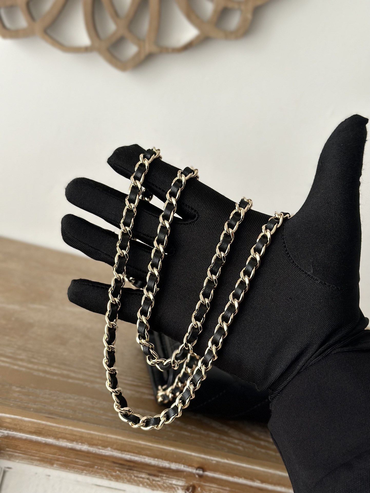 TOP CHANEL WOC Lambskin Bag 19 cm - Black