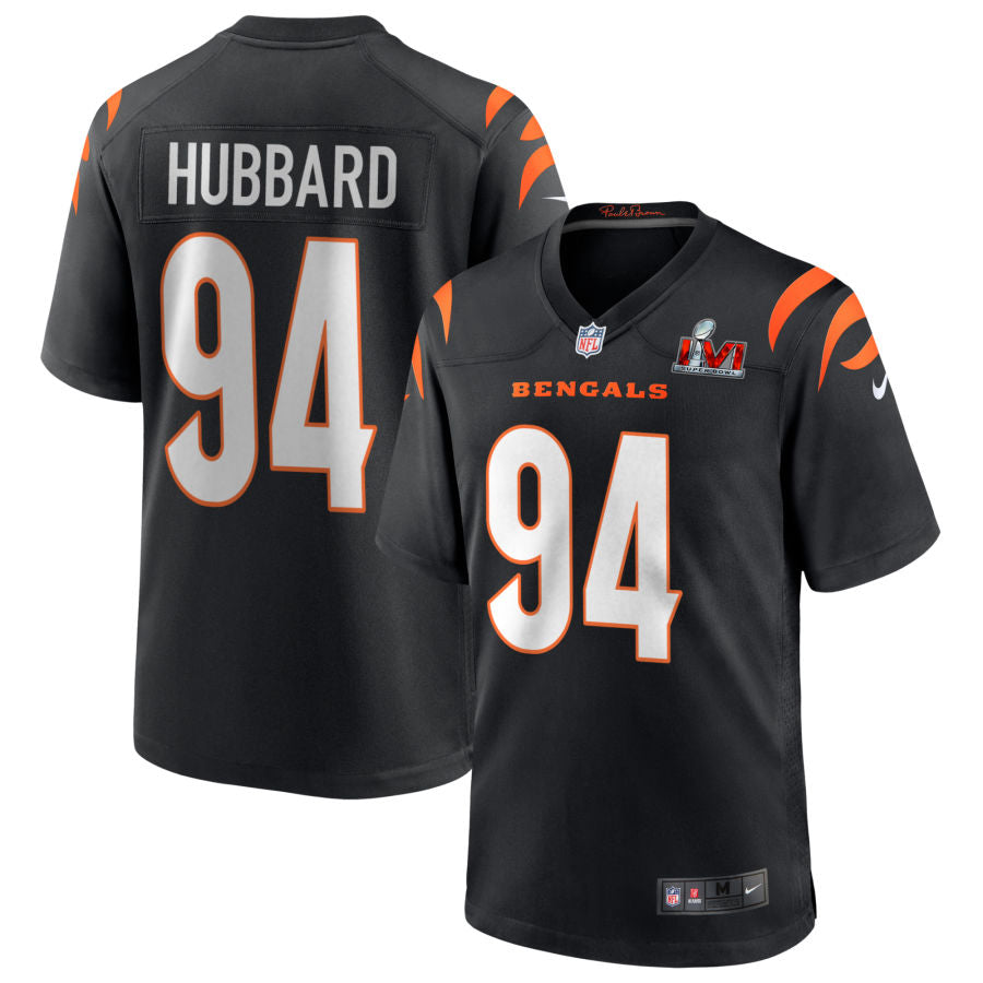 Sam Hubbard Cincinnati Bengals  Super Bowl LVI Game Jersey - Black