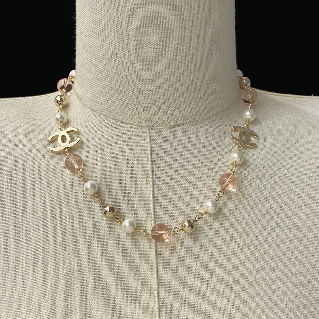 TOP CHANEL CC Necklace - Gold