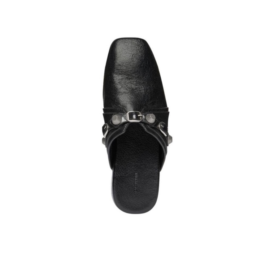 Balenciaga  Cagole  Leather Sandals Slide Sandal(Replica)