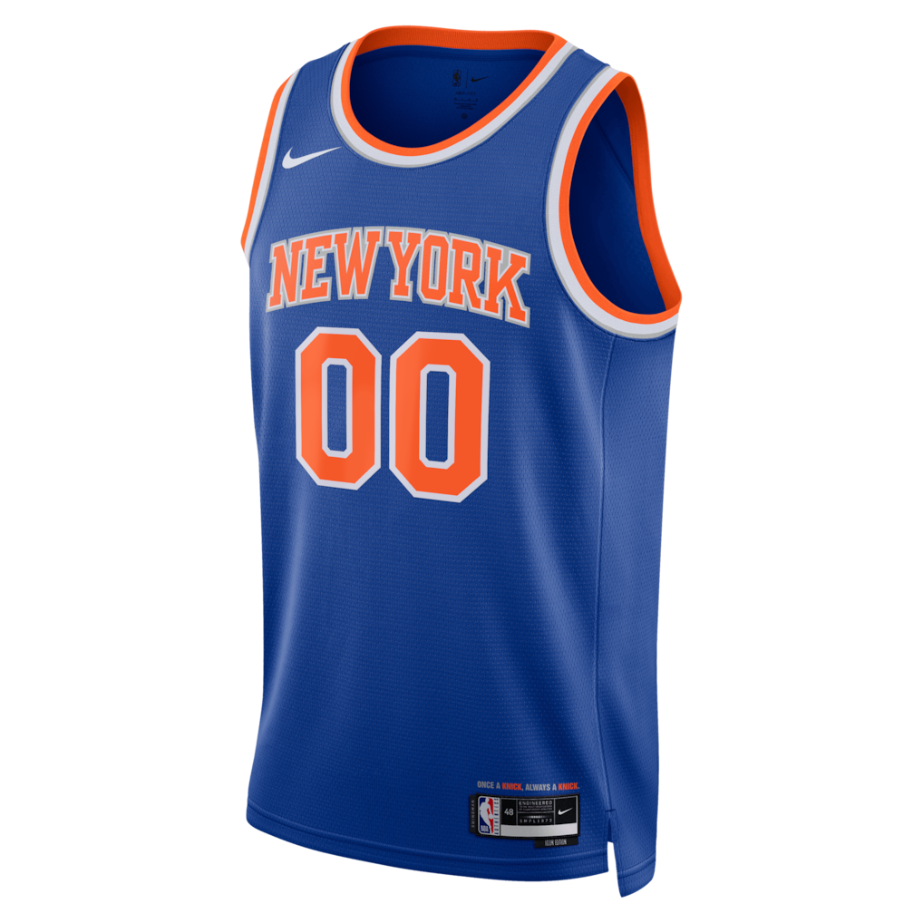 Custom New York Knicks 2026 Finals Jersey - Blue