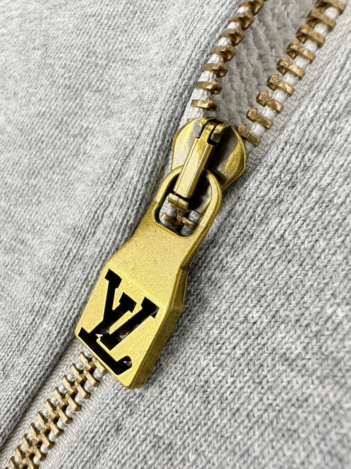 LOUIS VUITTON 标识刺绣拉链外套