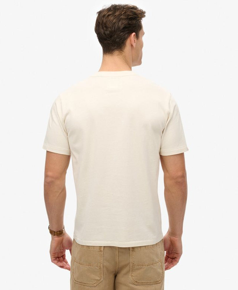 Athletic Essential Tee | Desert Bone Off White