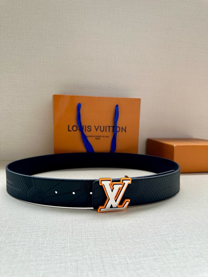 TOP Louis Vuitton LV Classic Belt - 4.0CM