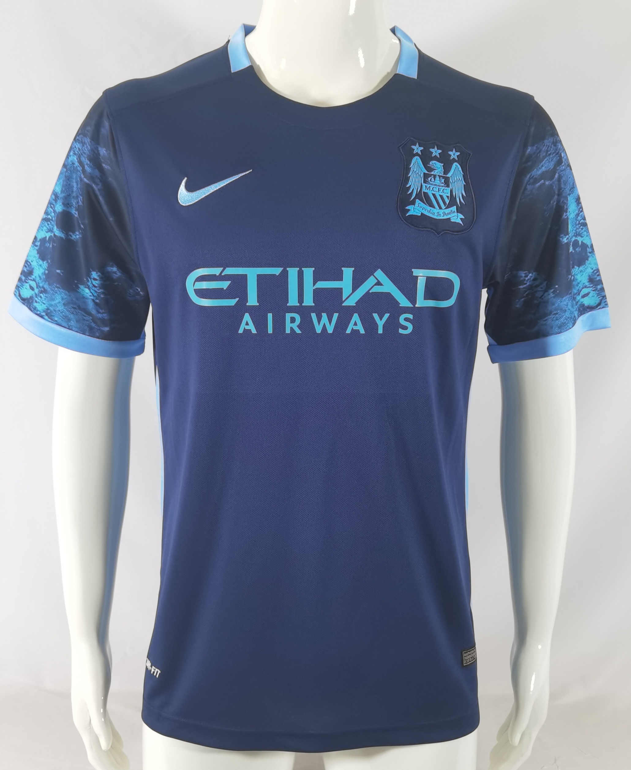 Manchester City 15-16 Retro Away Men Jersey