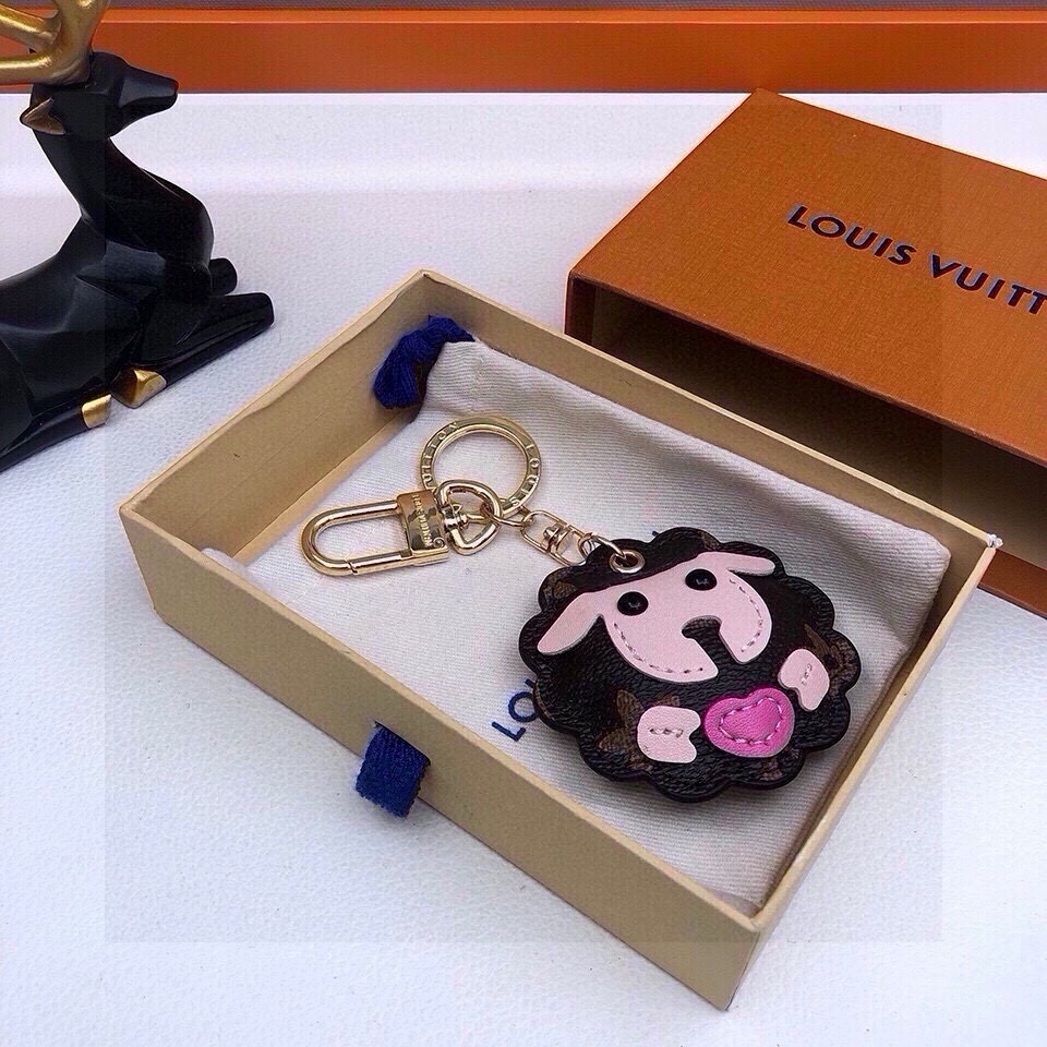 TOP Louis Vuitton LV Zodiac Sheep Key Chain - 4 Colour