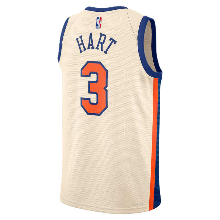 Josh Hart New York Knicks 2025/2026 Jersey - Cream