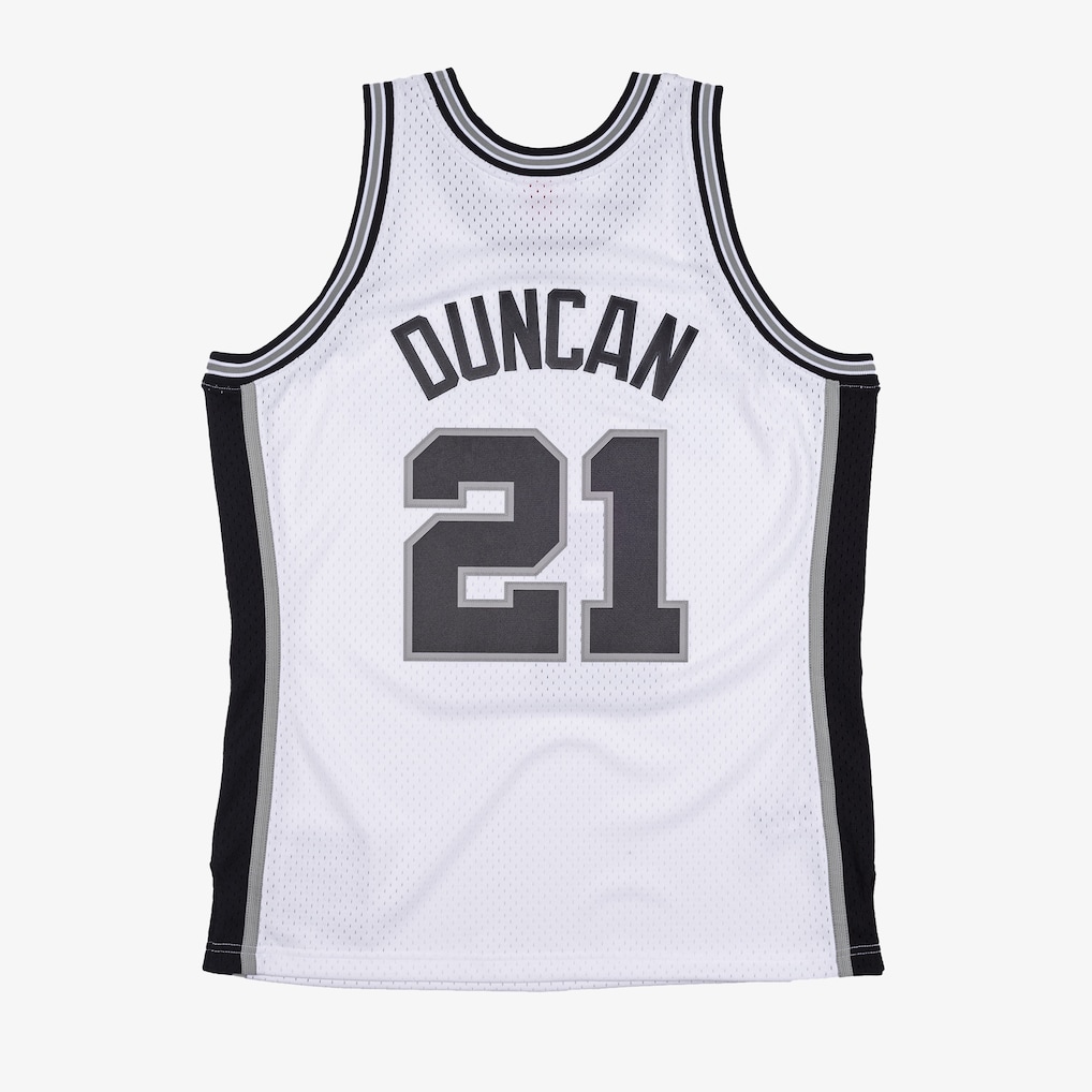 Tim Duncan Throwback San Antonio Spurs Jersey - White