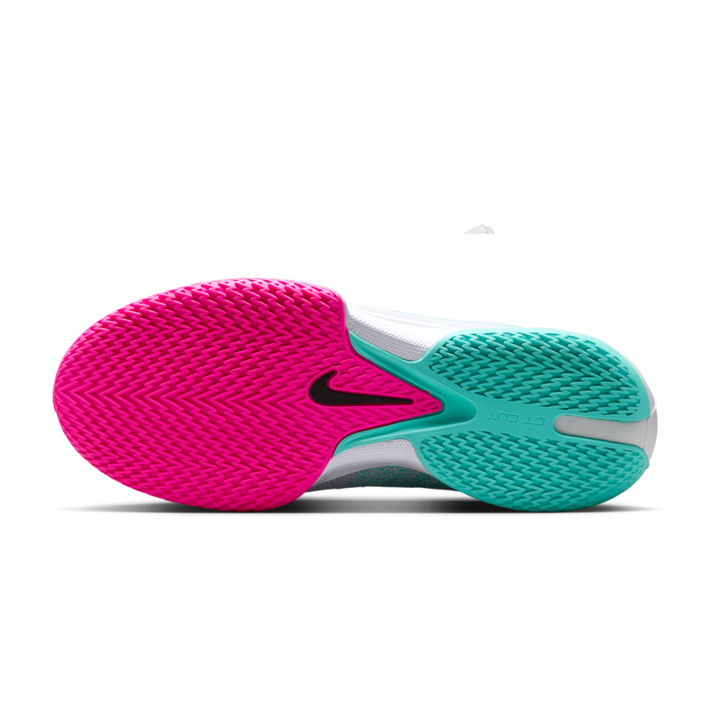Nike Air Zoom GT Cut Academy Grey Pink Basketball Shoes For Men