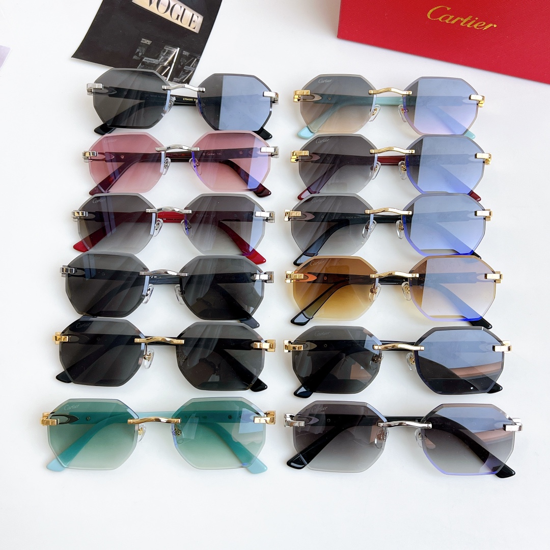 TOP Cartier Sunglasses - 12 Color