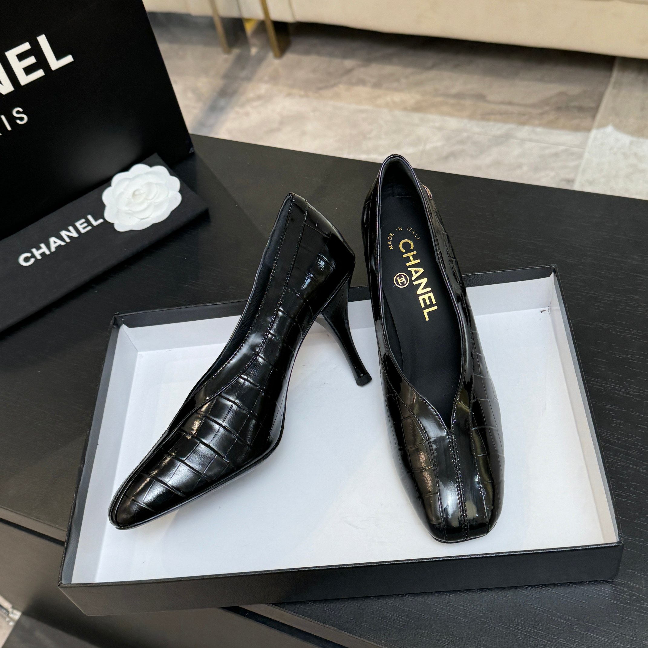 TOP CHANEL 5cm Heel Height Pumps - 4 Color
