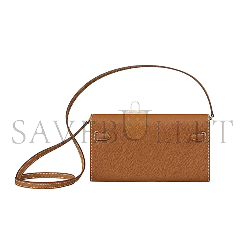 HERMES KELLY CLASSIQUE TO GO WALLET EPSOM H080253CC37 (20*12*2cm)