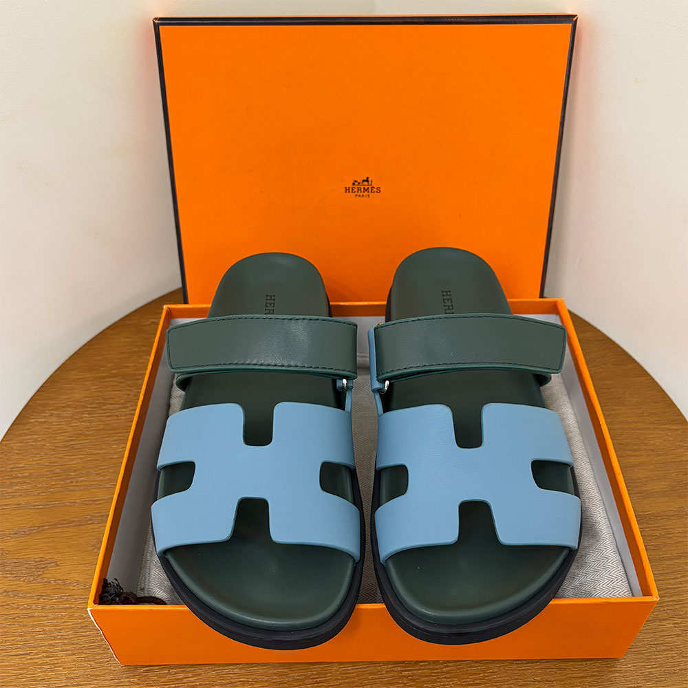 Hermès Chypre leather sandals （Replica）