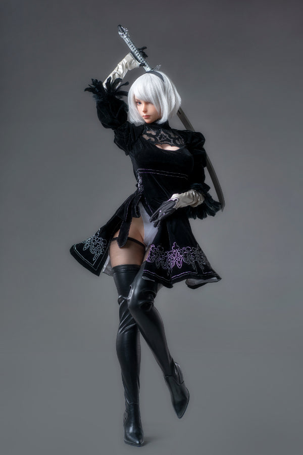 Game Lady Muscular 2B 171cm G-cup Anime Silicone Sex Doll (Nier: Automata)