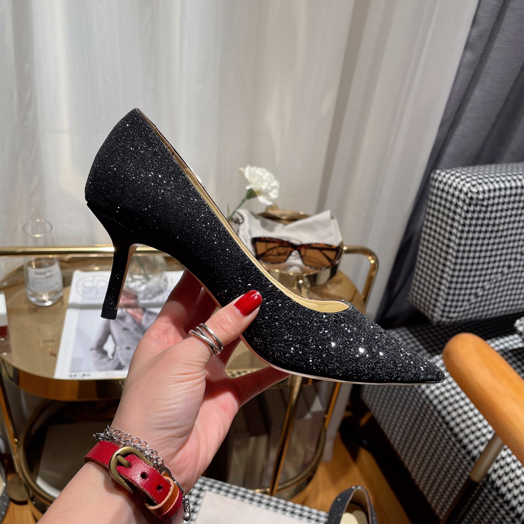 Jimmy Choo Love Flat cusp  Slide Sandal (Replica)