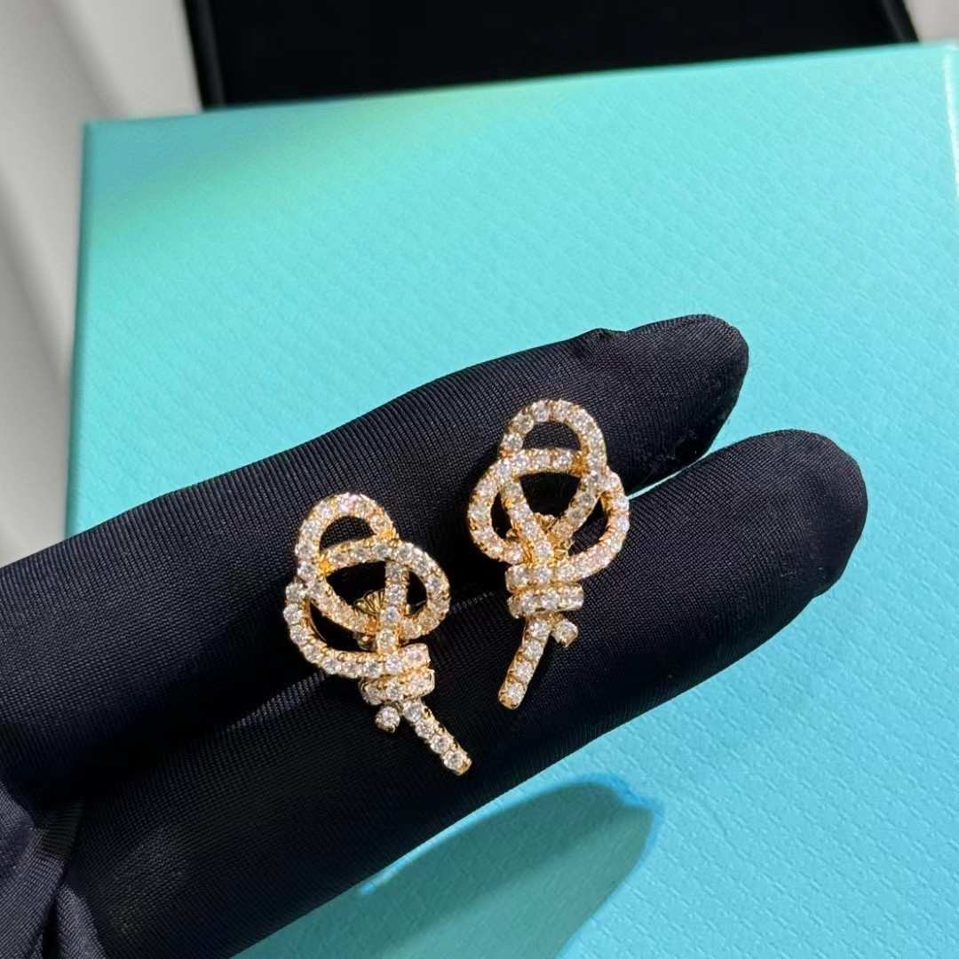 TOP Tiffany & Co. Knot Earrings - 2 Colors