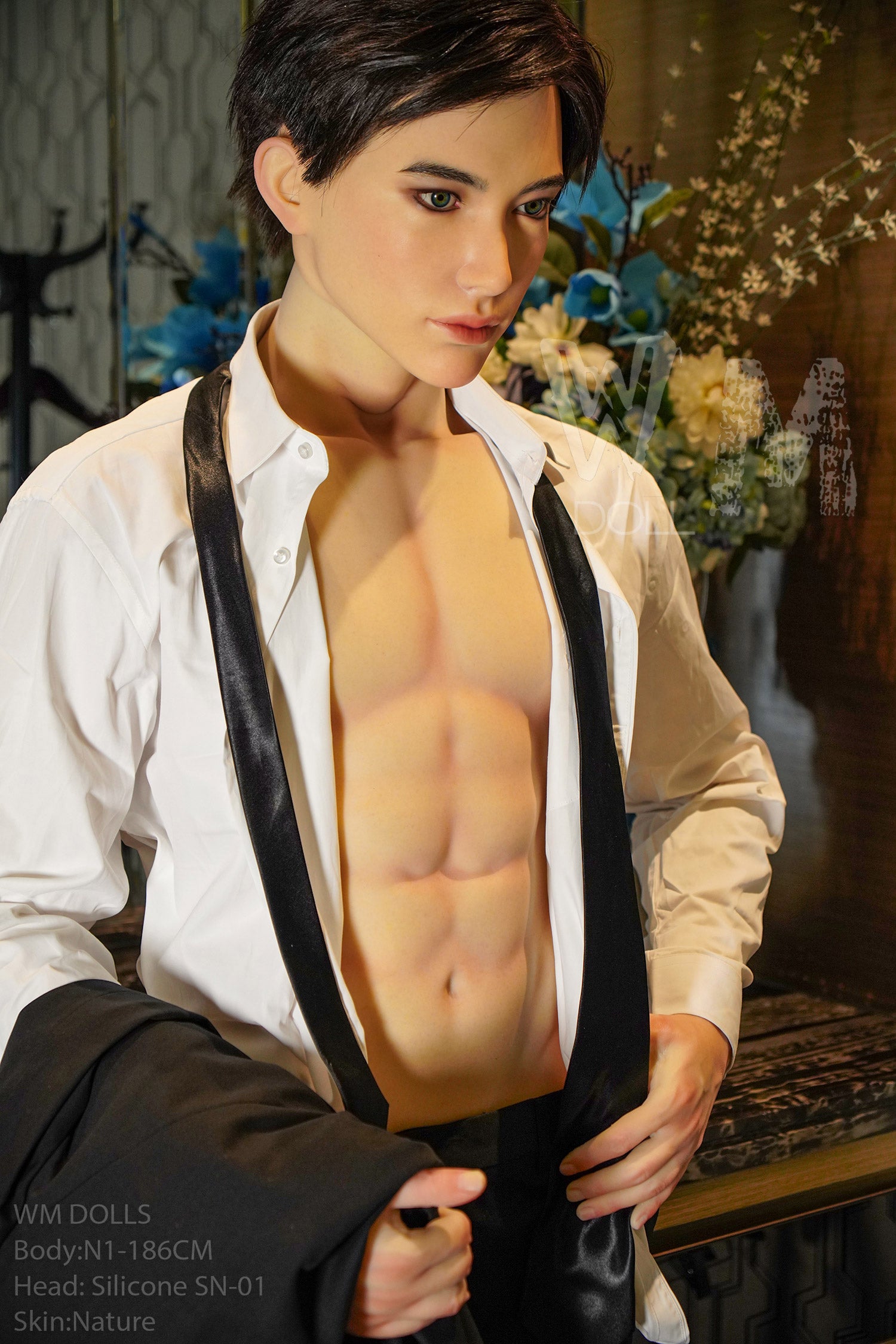 US In Stock - 186cm/6ft1 Super Light Silicone Male Sex Doll #N1