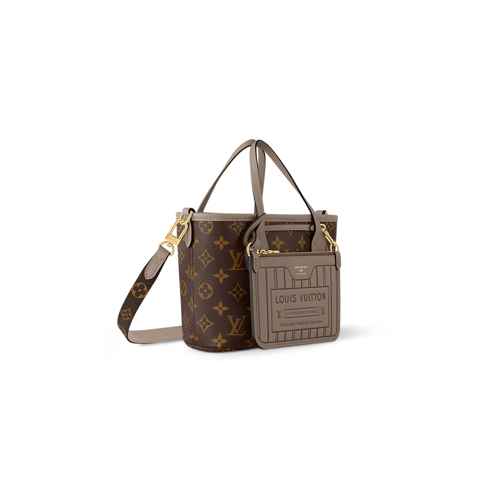 Louis Vuitton REVERSIBLE Neverfull Bandoulière Inside Out BB (7A regular version)