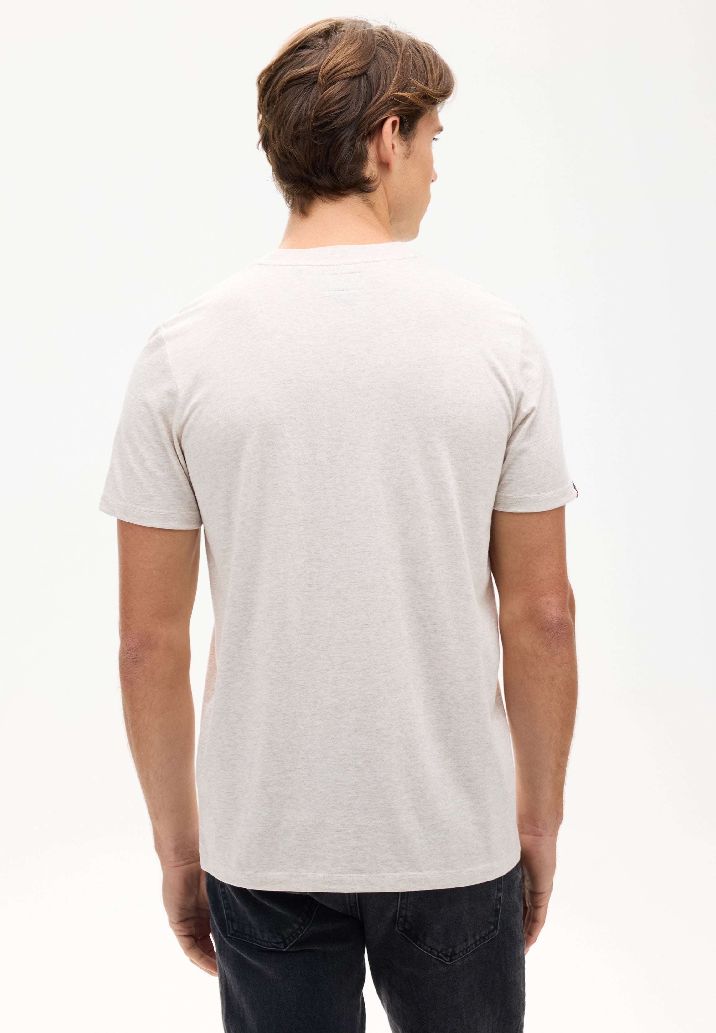 Machine Goods Graphic Tee | Oat Cream Marle