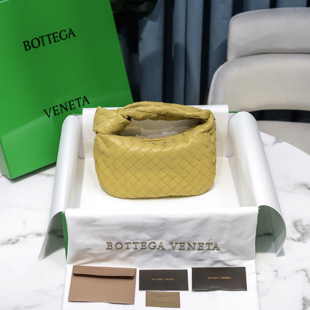 TOP Bottega Veneta BV  Mini Jodie Bag - Yellow Mustard