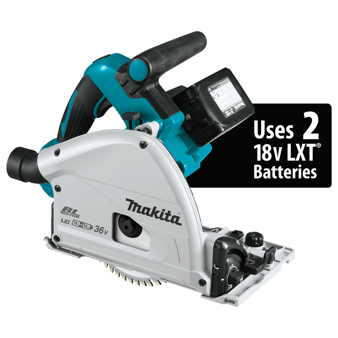 XPS01PTJ 36-Volt 6-1/2-Inch X2 LXT Cordless Plunge Circular Saw Kit