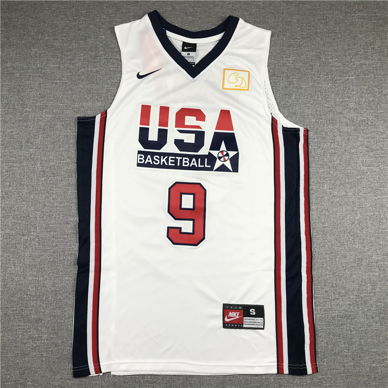 Michael Jordan Team USA Autographed White Jersey