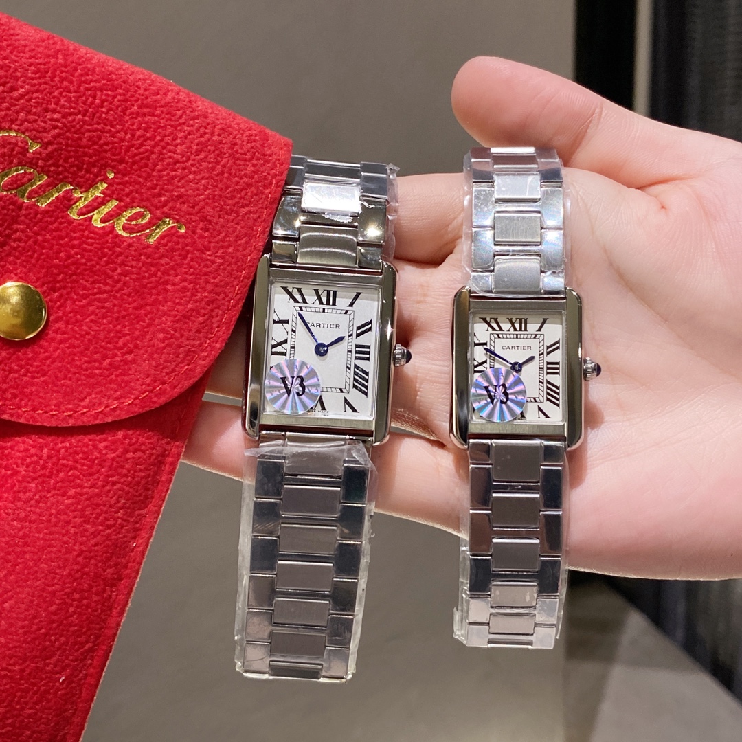 TOP Cartier Kadiya Tank Tant Must Watch - 2 Color