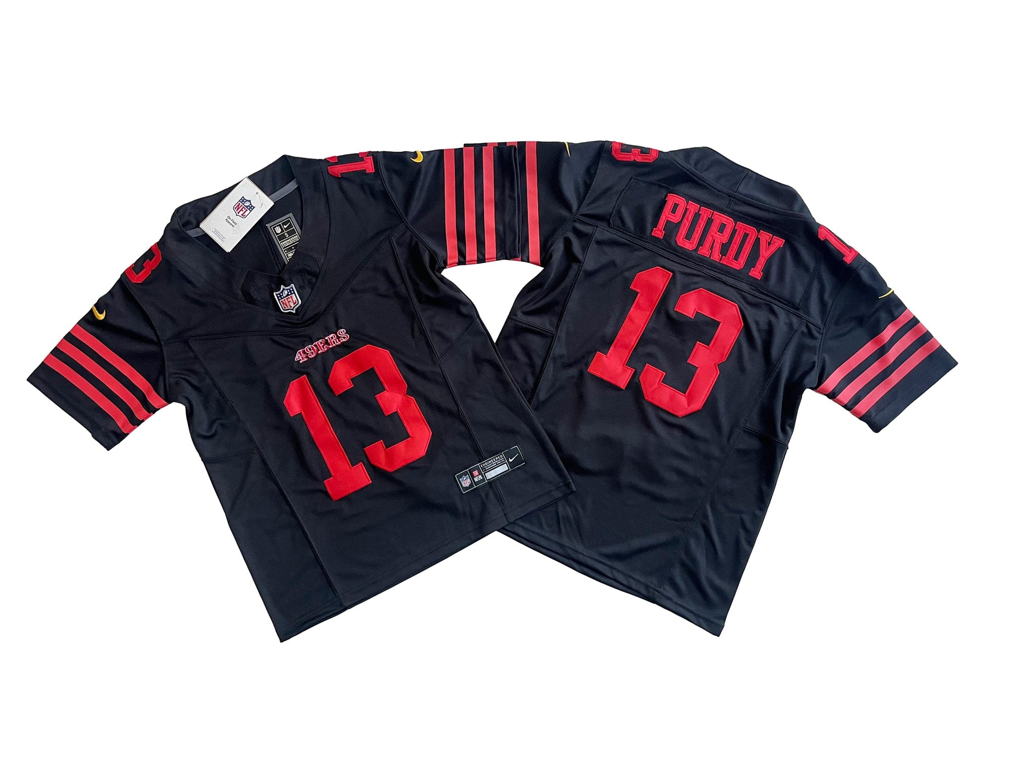San Francisco 49ers 13# Brock Purdy Youth  Vapor F.U.S.E. Limited Jersey-Black