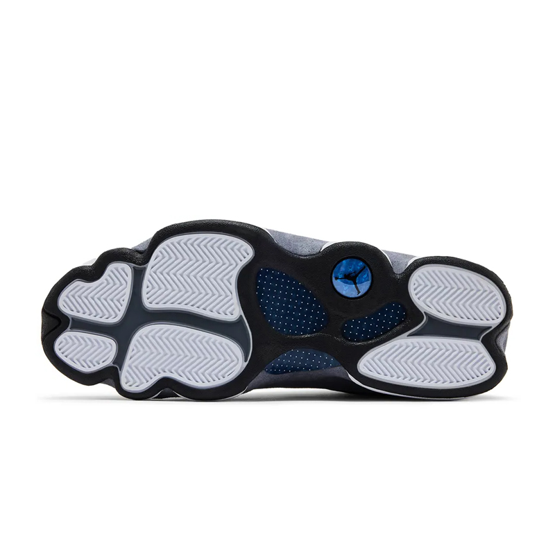 Nike Air Jordan 13 Retro Navy Grey White Basketball Shoes For Men